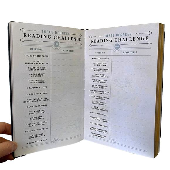 OwlCrate Annual Reading Planner Undated - November 2023 "Perilous Travels" - Picture 6 of 15